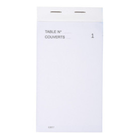 Exacompta - Réf. 96201E - Paquet de 10 blocs Maître d'Hôtel - Carnet de commande pour restaurants - 50 feuillets blancs autocopi