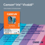 CANSON Iris Vivaldi - Paquet 25 feuilles de papier couleur A4 - 185g/m² - Assortiment de bleu