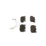 Bosch BP758 - Plaquettes de Frein Avant pour Voiture - Qualité Bosch - Réduction du Bruit et de la Poussière - Certifié ECE-R90 