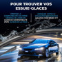 VALEO Silencio Essuie-glace - VF426 - Kit de Balais d'Essuie-glace Plat d'Origine de Haute performance, Visibilité Supérieure su