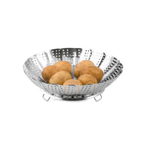 CHEVALIER DIFFUSION Cuit Vapeur Marguerite INOX avec Tige télescopique 18-27cm