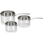 Beka 13416974 Tri Lux Série de 3 Casseroles en acier inoxydable Triply 16/20 cm