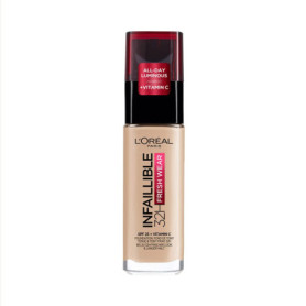 L’Oréal Paris - Fond de Teint Fluide Infaillible 32h Fresh Wear - Tous Types de Peau - Teinte : Beige Peau (130) - 30 ml