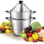Vapok Cuit Vapeur Douce Inox 18/10, Gris