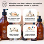 Bionoble Huile de Fenugrec Bio 50ml pour Grossir Poitrine et Fesses - Avec Pipette + Pompe - Bouteille en Verre - Macérât Huileu