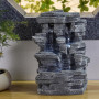 Zen'Light - Fontaine d’Intérieur Grand Canyon - Cascade Nature Effet Pierre - SCFR 150, Gris, 19 x 24 x 32 cm