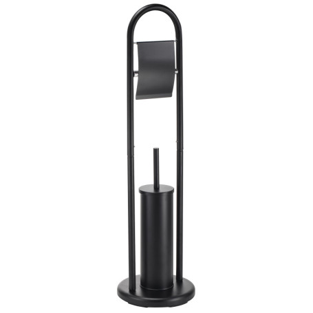 MSV, Combiné pour WC 2 en 1 avec Support WC avec récipient intérieur Amovible pour Brosse WC, Modèle Abby, Brosse WC et Dérouleu