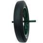 WERKA PRO - 10359 - Roue Increvable 15" - Diam 385 x 85 cm - Axe 20 mm / Longueur 242 mm - Pour Brouette ou Remorque Jardin