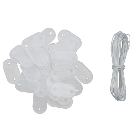 WERKA PRO Kit de Fixation pour Brise-Vues et canisses