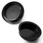 X2 EOS BO Cache Bouchon BOITIER + Arrière pour Objectif Monture Canon EOS EF EF-S Compatible Tous DSLR Canon - ADAPTOUT Marque F