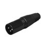 X10 Prise XLR 3 Broches Male à Souder Fiche Connecteur Soudure Audio pour Ecouteurs Guitare Chaîne HiFi Microphone Casque - ADAP