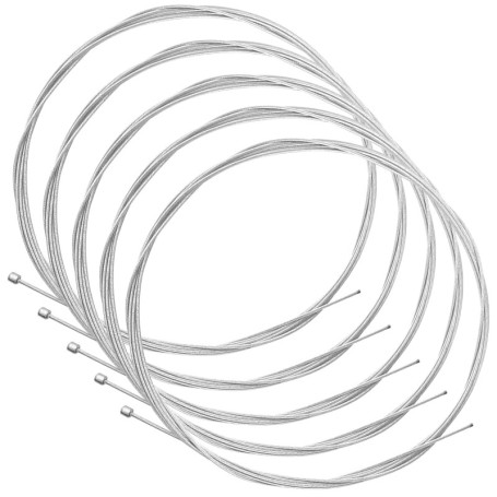 cyclingcolors 5X Cable dérailleur vélo 2.7m Compatible avec Shimano SRAM Cycle VTT Route Ville Tandem Vintage Cargo Porteur Enfa