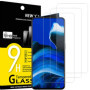 NEW'C Lot de 3, Verre Trempé pour Oppo Reno 2, Reno 2Z, Film Protection écran efficace contre les Rayures - sans Bulles - Ultra 