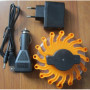 Balise de signalisation Pro gyrophare Pro 16 LEDs Orange Rechargeable LEDwarning, aimantée et Flottante Vendeur et Stock en Fran