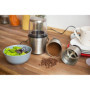 VeoHome Moulin à café et mixeur électrique broyeur pour Grains de café, Graine de Lin et Autres épices - INOX