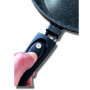 Cflagrant® Très Grande Poêle à Crêpes 32cm Crêpière Façon Pierre Tous Feux Dont Induction Sans PFOA Cuisson Sans Matière Grasse 