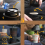 Handpresso – Cafetière 12V Handcoffee Auto 21000 | Machine a cafe voiture - Cafetiere 12v pour dosette Senseo - Cafetiere pour v