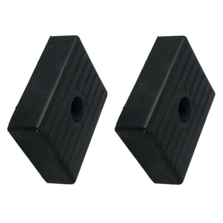 RBD Lot de 2 Patins d'étrave pour remorque Bateau. 130x100x36mm. Livraison Gratuite