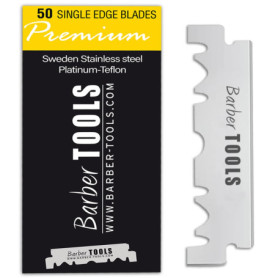 Boite de 50 lames pour rasoir droit coupe-choux lame interchangeable - BARBER TOOLS