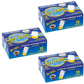 NETSKIM Lot de 36 sachets de Chaussettes pré-Filtre Universel pour Skimmer Piscine et Spa Net Skim - 36 pièces