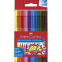 Faber-Castell 516021 Lot de 10 Feutres Grip Colour
