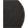 Rayher Plateau en ardoise rond, gris, 1 pce., Ø20cm, utilisation multiple, présentation d’aliments, décoration de table, dessous
