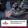 NIGRIN MOTO-BIKE Nettoyant de chaîne de moto pour chaînes O-, Z et X, 500 ml
