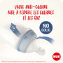 NUK Perfect Start First Choice+ Lot biberon | 0-6 mois | 4 biberons anti-coliques, 1 sucette, 1 goupillon et plus encore | Sans 