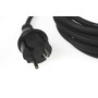 Schwabe Cordon d'Alimentation en Caoutchouc 5 m Fiche 2PT+T Câble d'alimentation avec Embouts 230V / 16A, H07RNF 2 x 1,0 IP44 No