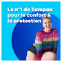 Tampax Compak Pearl, Régulier, 18 Tampons Avec Applicateur, Flux Légers à Moyens, Triple Confort avec Applicateur doux, MotionFi
