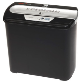 Genie 255 Destructeur de CD et papiers avec corbeille (Argent/noir)