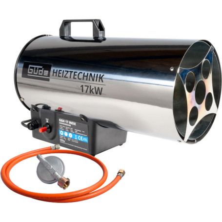 Güde 85006 / GGH17 Générateur d'air chaud à gaz Inox (Import Allemagne)