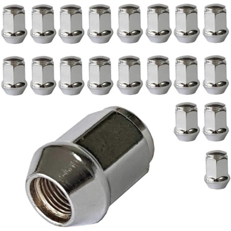 20 Écrous de Roue fermées m12 x 1,5 mm pour toyota aygo carina iQ mR2 paseo corolla starlet tercel yaris auris avensis camry cel