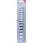 BGS 9104 | Jeu de Douilles, six pans | 10 mm (3/8") | 8 - 19 mm | 12 pièces, 26.5 x 3 x 4 cm