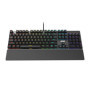 AOC GK500 Clavier de jeu - Disposition française - Éclairage RVB - Anti-ghosting - Logiciel AOC G-Tools - N-Key Rollover