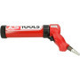 KS Tools - 515.3910 - Pistolet Silicone Pneumatique 310 ml - Livré Avec Un Raccord Pneumatique 1/4" - 305 mm - Pour Cartouche De
