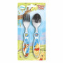 POS P : OS 68919 Disney Winnie l'Ourson Set de couverts, acier inoxydable, 2 pièces, fourchette et cuillère