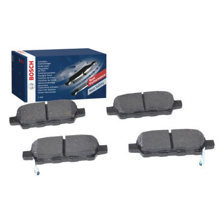 Bosch BP1000 - Plaquettes de Frein Arrière pour Voiture - Qualité Bosch - Réduction du Bruit et de la Poussière - Certifié ECE-R