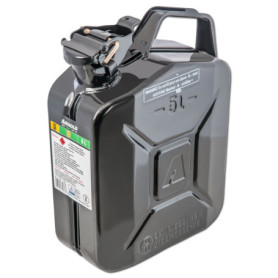 ARNOLD Bidon à carburant 5 l, noir, en métal Arnold 6011-X1–2000
