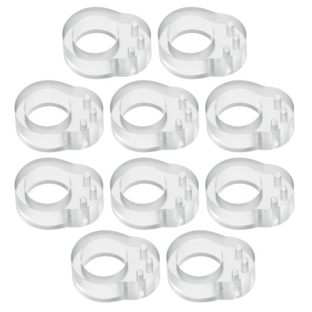 Mitavo Protection Poignee Porte Lot de 10, Butoir Poignée de Porte, Butée de Porte Poignée, Pare-Chocs pour Poignées de Porte et