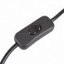 Mextronic Câble d'alimentation 3 m Schuko avec prise de terre + interrupteur 300 SW noir extrémité ouverte