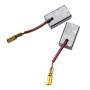 vhbw 2x Balais de charbon pour moteur électrique 6 x 10 x 17mm compatible avec Hilti DAG 125-S, DAG 125-SE, DCG 125-S, DCG 500-S