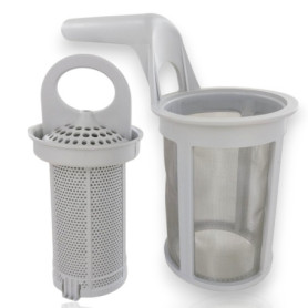 DL-pro AEG Electrolux Juno Zanussi 5029777400/7 50297774007 Passoire fine + tamis grossier avec poignée d'environ 80 mm de diamè