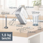 Bosch Electroménager - MFQ4075DE - Batteur à main Styline, 550 watts, Blanc/Gris