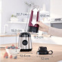 Bosch VitaPower MMB2111MG Mini Blender Série 2 450 W - Inox