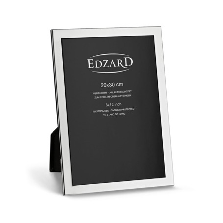 EDZARD Cadre Photo Prato, pour Photo 20 x 30 cm, argenté Noble, résistant à la ternissure