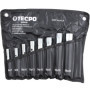 TECPO Lot de 8 clés à douille tubulaires 6 x 7-20 x 22 mm