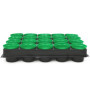 com-four® 40x Pots de Culture avec Plateaux pour Plantes - Jardinière - Plateau à graines pour Plantes en Croissance - Kit de Cu
