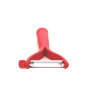 TUPPERWARE 30930 Économe, éplucheur universel rouge - D119 - lame plate, lame à dents