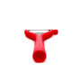 TUPPERWARE 30930 Économe, éplucheur universel rouge - D119 - lame plate, lame à dents
